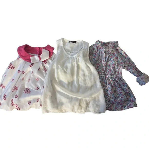 Rare Editions Carters Miss Majesty Toddler Girl Dress Bundle 2T Floral White - Picture 2 of 11